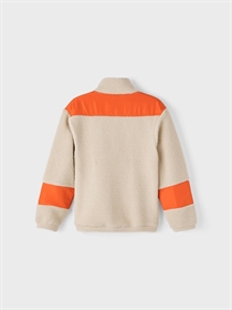 NAME IT Teddy Pullover Mall Oxford Tan